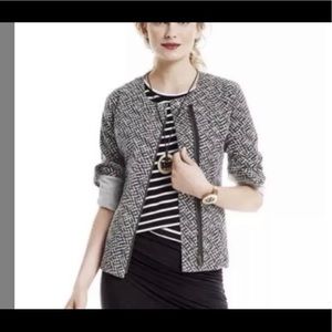 CAbi Cliffside Moto Zippered Jacket Size Small